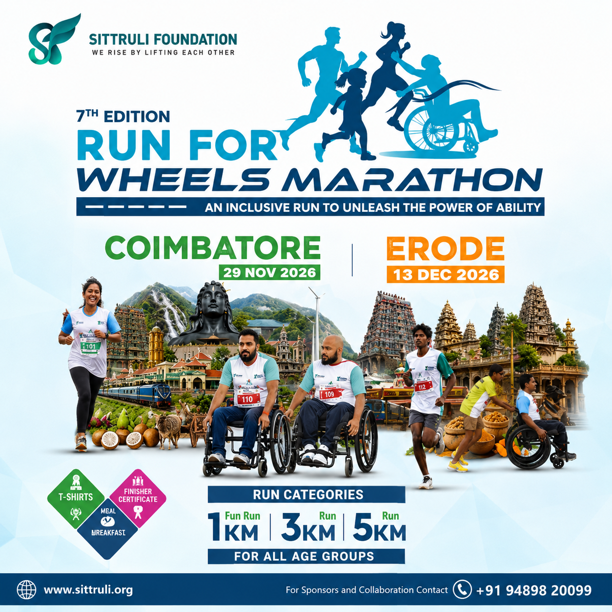 Run for Wheels 2026 - Coimbatore